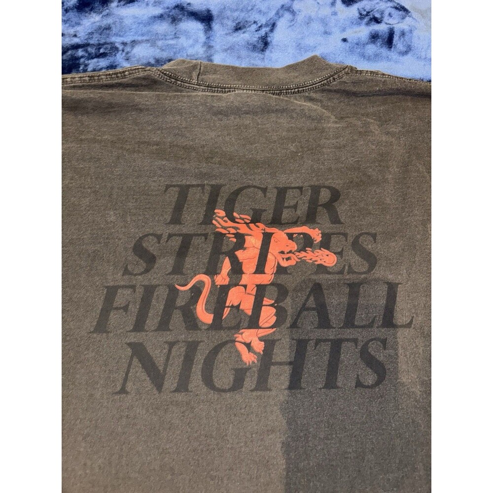 Fireball graphic tee shirt size 2XL  “Tiger Stripes Fireball Nights” Shaka Wear